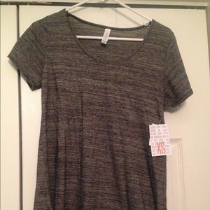 New Lularoe xs black heathered classic